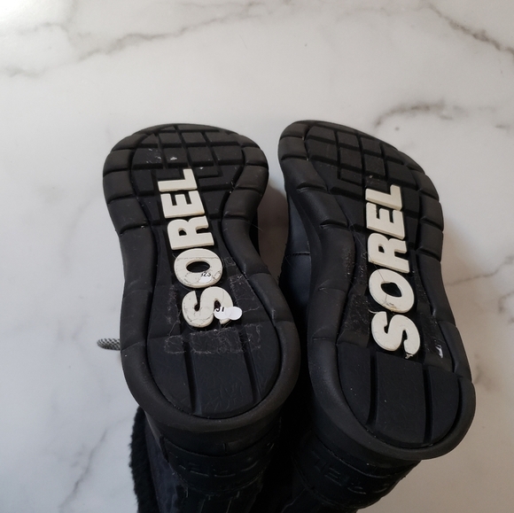 Sorel Explorer Carnival Weather Winter Snow Boots Black Size 6.5 - Picture 5 of 7